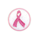 Navika: Glitzy Ball Marker & Hat Clip - Pink Ribbon