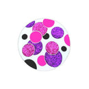 Navika: Glitzy Ball Marker & Hat Clip - Polka Dot (Purple & Pink)