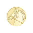 Navika: Glitzy Ball Marker & Hat Clip - Gold Stallion