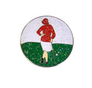 Navika: Glitzy Ball Marker & Hat Clip - Vintage Lady