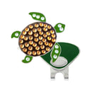 Navika: Crystals Ball Marker & Hat Clip - Sea Turtle