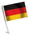 SSP Flags: Car Flag with Pole - Germany