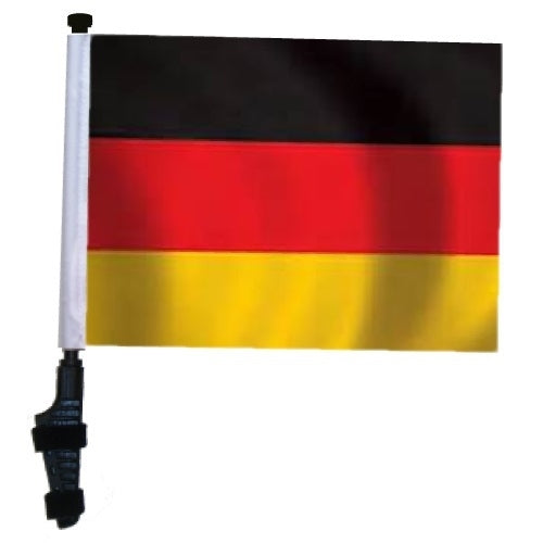 SSP Flags: 11x15 inch Golf Cart Flag with Pole - Germany