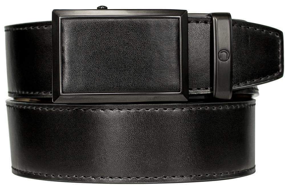 Men's Smooth Black Go-In Traditions Belt by Nextbelt