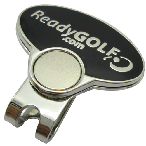 ReadyGolf: Hashtag Ball Marker & Hat Clip with Crystals