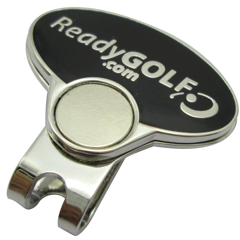 ReadyGolf: Soccer Ball Ball Marker & Hat Clip with Crystals