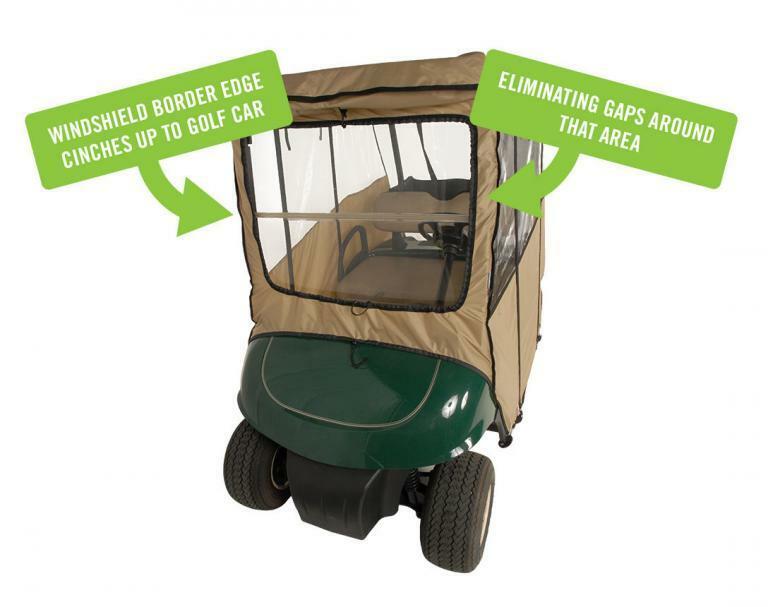 Club Pro: Golf Cart Enclosure - The Hoodie Universal