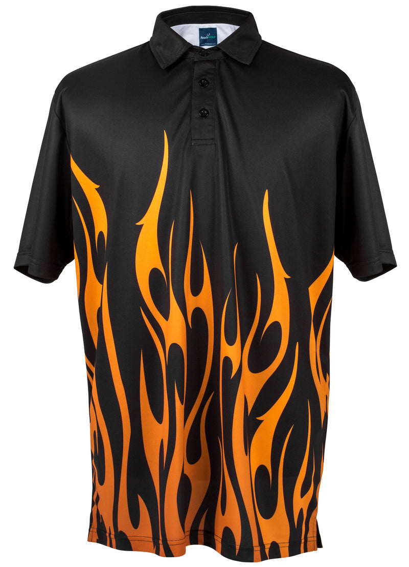 I'm On Fire Mens Golf Polo Shirt by ReadyGOLF