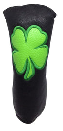 Irish Shamrock Embroidered Putter Cover by ReadyGOLF - Mallet