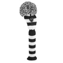 Just 4 Golf: Fairway Headcover - Wide Stripe Black & White