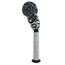 Just 4 Golf: Hybrid Headcover - Leopard - Gray, Black & White