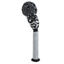 Just 4 Golf: Hybrid Headcover - Leopard - Gray, Black & White