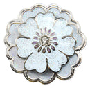 Navika: Glitzy Kicks Candy Shoe Ball Marker - White Flower