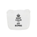 Sunfish: Mallet Putter Covers - Keep Calm and Hit Bombs