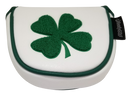 Lucky Clover Embroidered Putter Cover by ReadyGOLF - Mallet
