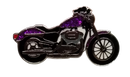 ReadyGolf: Motorcycle Ball Marker & Hat Clip with Glitter