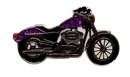 ReadyGolf: Motorcycle Ball Marker & Hat Clip with Glitter