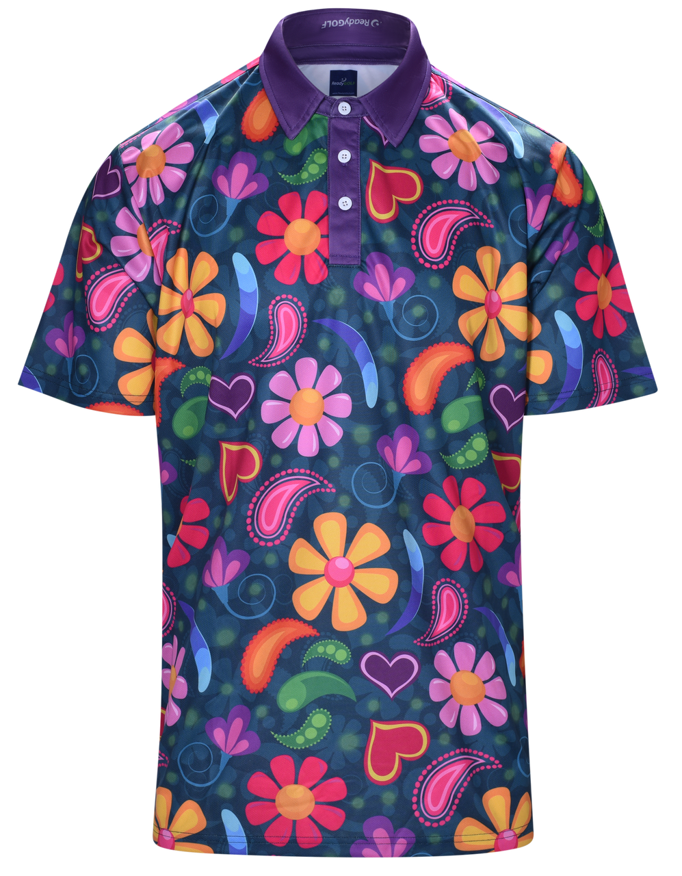 メンズウェア FR2GOLF Paisley Full Pattern Polo Shirt メンズウェア FR2GOLF Paisley Full Pattern Polo Shirt Fr2 golf Dry