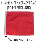 SSP Flags: 11x15 inch Golf Cart Replacement Flag - Orange