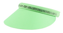 Dolly Mama: Ladies Kaitlyn Clip on Crystal Visor Hats
