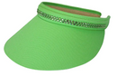 Dolly Mama: Ladies Kaitlyn Clip on Crystal Visor Hats