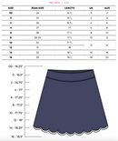 Golftini: Women's Black Side Pleat Performance Skort - Tornado