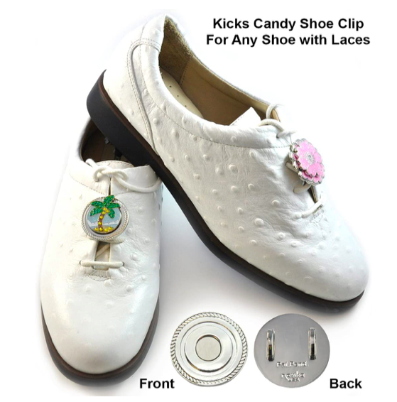 Navika: Glitzy Kicks Candy Shoe Ball Marker  - Ladybug
