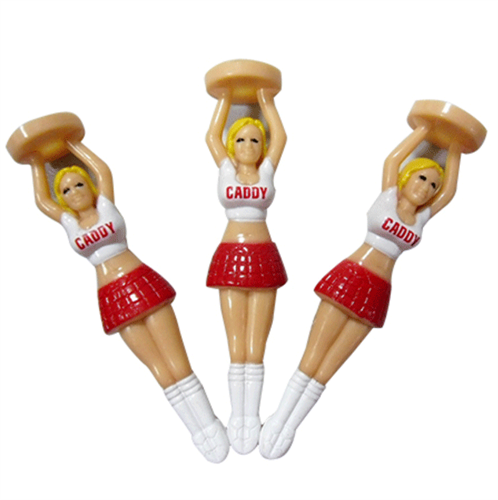 Sexy Lady Caddy Girl Golf Tees (6 Pack)