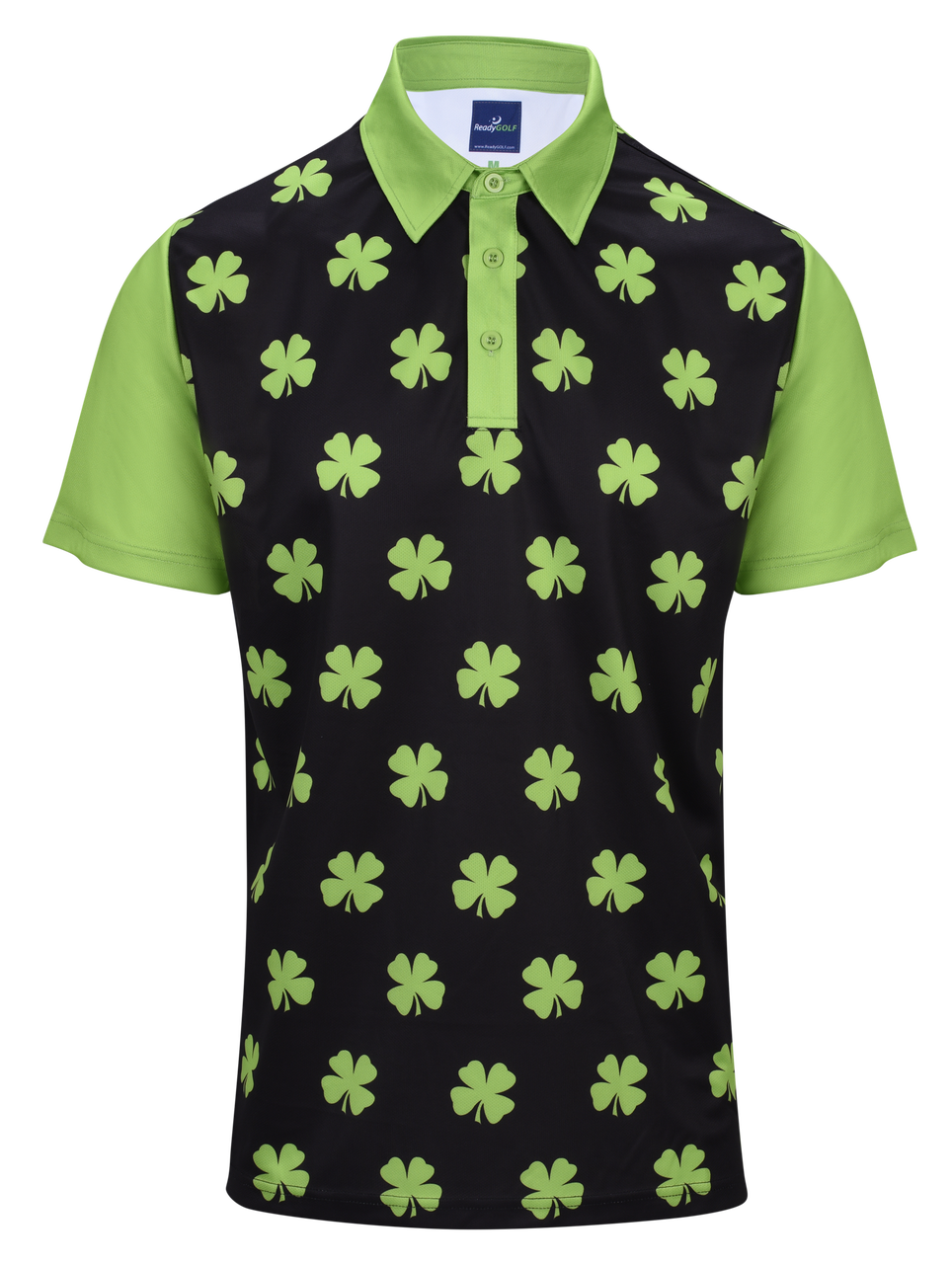 Lime green 2025 golf polo