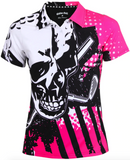 Tattoo Golf: Women's Blade Golf Shirt - Pink Clothing