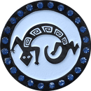 ReadyGolf: Southwest Lizard Ball Marker with Crystals