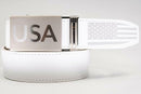Nexbelt: Men's Super Patriot Belt - White