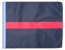 SSP Flags: 11x15 inch Golf Cart Replacement Flag - Thin Red Line