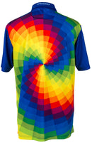 Tie Dye Mens Golf Polo Shirt by ReadyGOLF