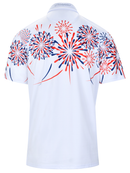 USA Firecracker Mens Golf Polo Shirt by ReadyGOLF