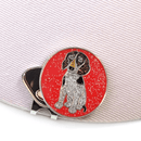 Navika: Glitzy Ball Marker & Hat Clip - Doggie