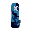 Sunfish: DuraLeather Headcovers - Blue Camo Appliqué