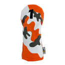 Sunfish: DuraLeather Headcovers - Orange Camo Appliqué