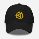 45 Record Adapter Embroidered Golf Hat with Adjustable Strap by ReadyGOLF