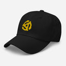 45 Record Adapter Embroidered Golf Hat with Adjustable Strap by ReadyGOLF