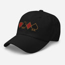 Casino Royale Embroidered Golf Hat with Adjustable Strap by ReadyGOLF