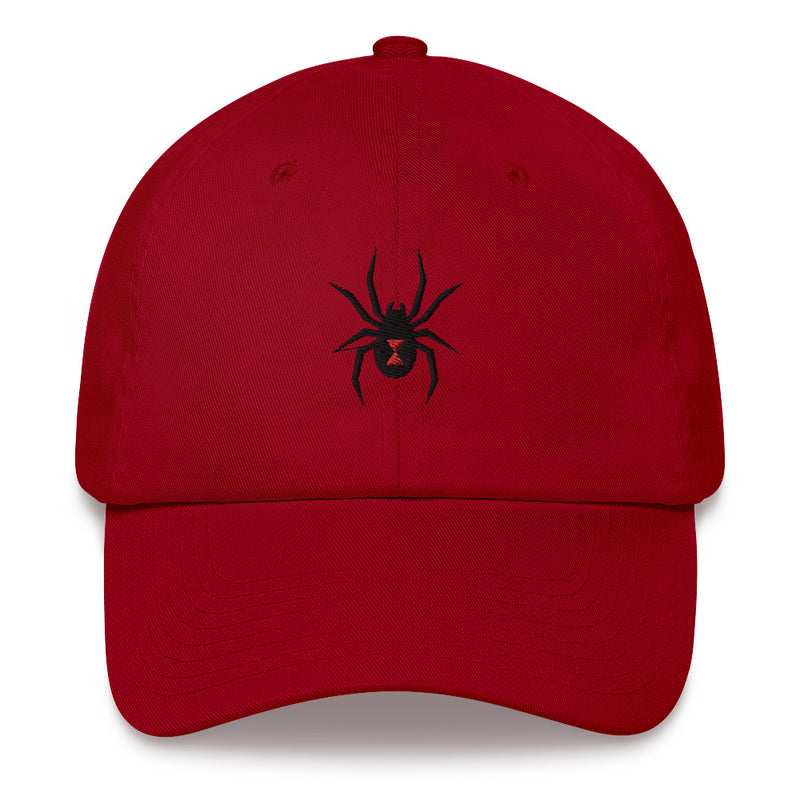 Black Widow Embroidered Golf Hat with Adjustable Strap by ReadyGOLF