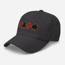 Casino Royale Embroidered Golf Hat with Adjustable Strap by ReadyGOLF