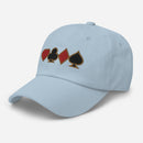 Casino Royale Embroidered Golf Hat with Adjustable Strap by ReadyGOLF