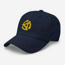 45 Record Adapter Embroidered Golf Hat with Adjustable Strap by ReadyGOLF