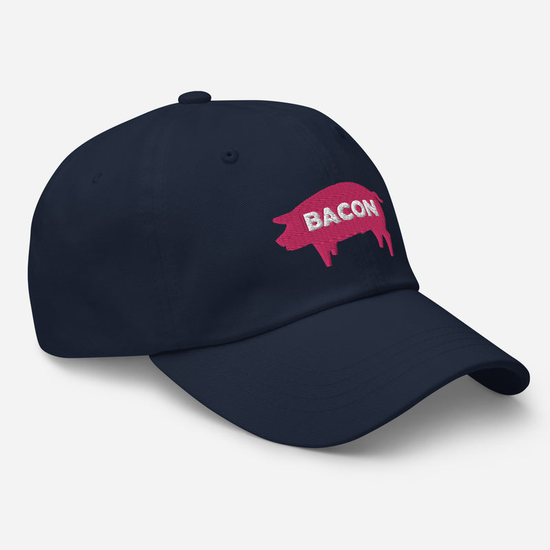 Bacon Embroidered Golf Hat with Adjustable Strap by ReadyGOLF