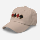 Casino Royale Embroidered Golf Hat with Adjustable Strap by ReadyGOLF