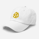 45 Record Adapter Embroidered Golf Hat with Adjustable Strap by ReadyGOLF