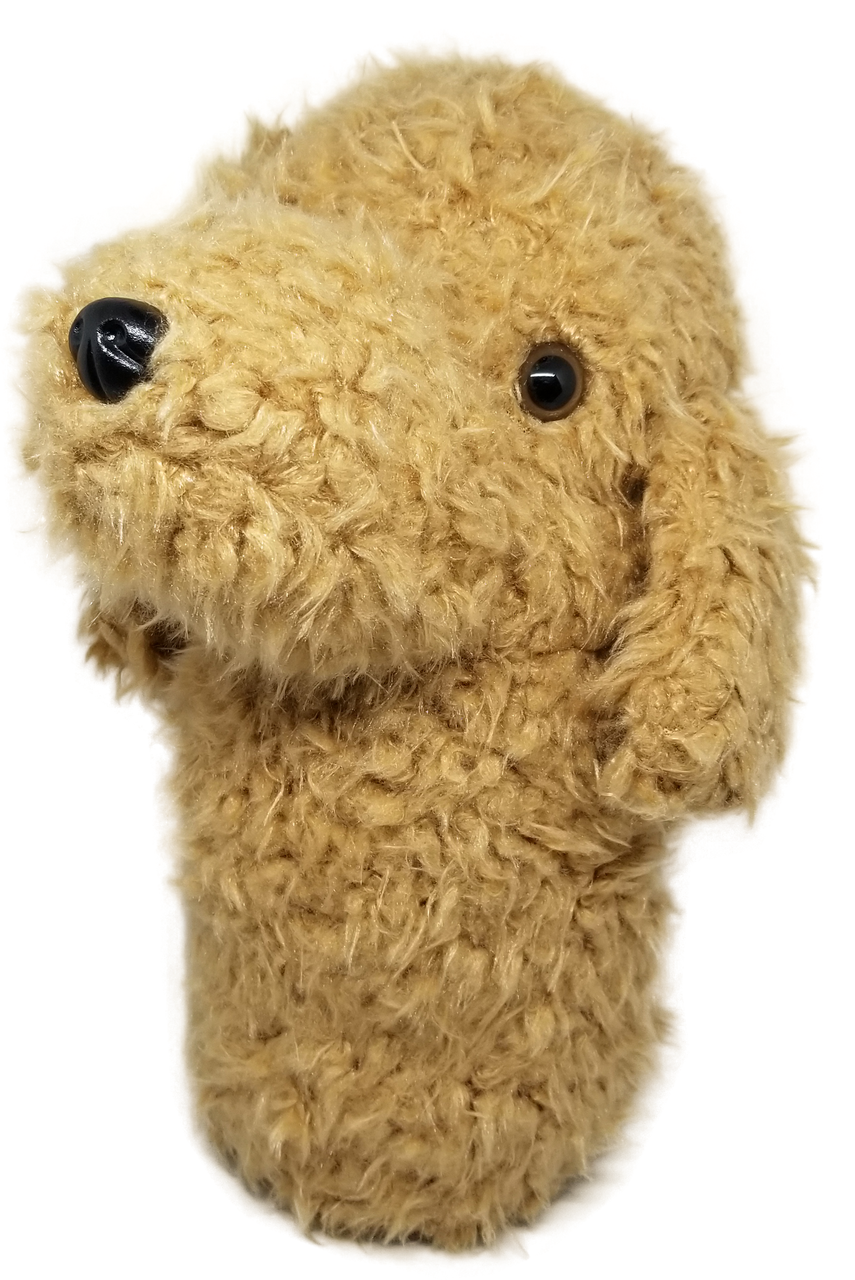 Golden Labrador Doodle Dog Golf Headcover Driver by ReadyGOLF