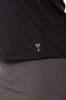 Golftini: Women's Sleeveless Fabulous Polo - Black Clothing